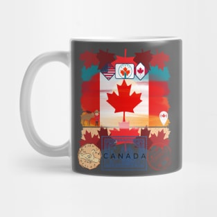 Canada day t-shirt Mug